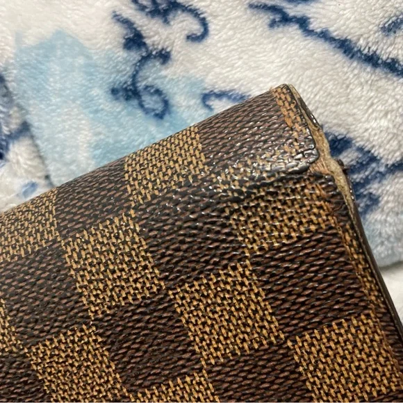 Louis Vuitton Vintage Sarah wallet in Damier Ebene - Picture 3 of 10